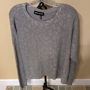 DKNY Silver Women's Crew Neck Sweater
